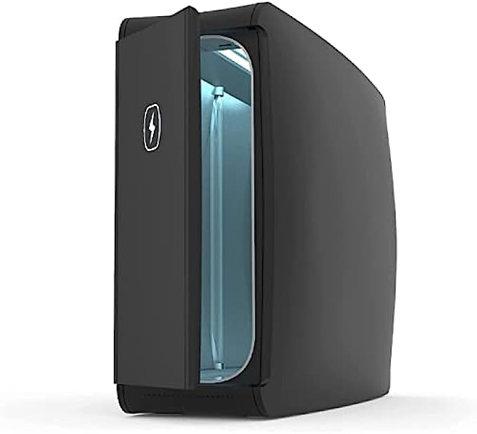 HomeSoap Large Capacity UV Light Sanitizer &amp; Charger | Patented &amp; Clinically Proven 360-Degree UV Light Box, Sanitizer &amp; Phone Sanitizer | Fits Phones, Tablets, Remotes, Toys &amp; More (B