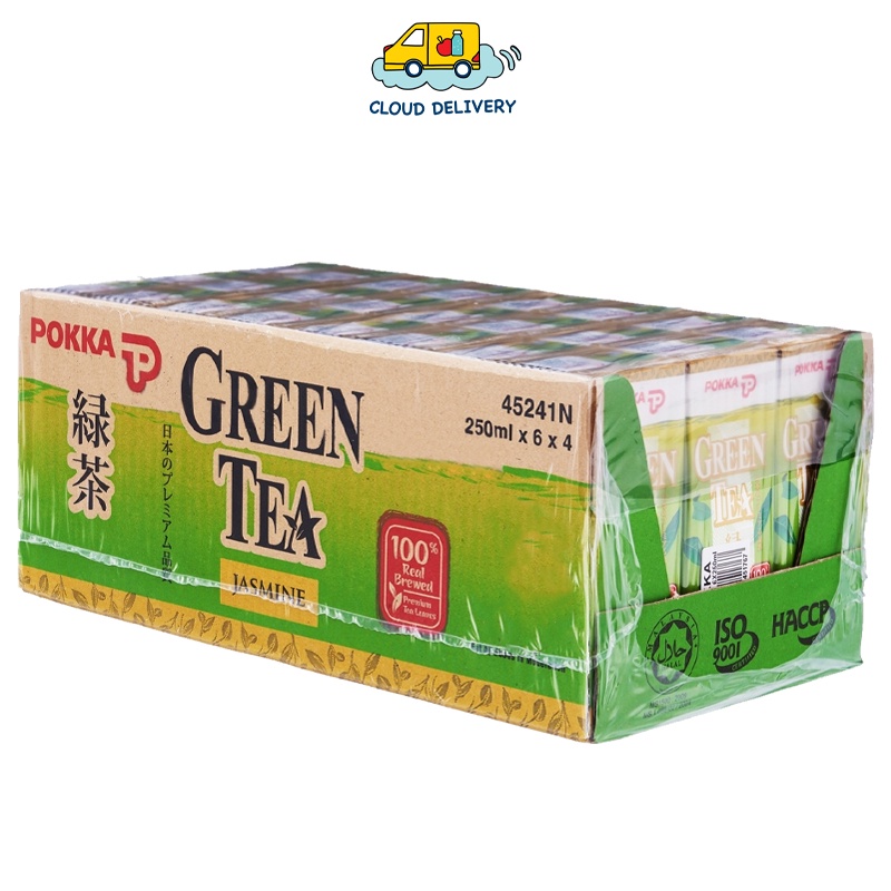 Pokka Jasmine Green Tea Packet (24 x 250ml)